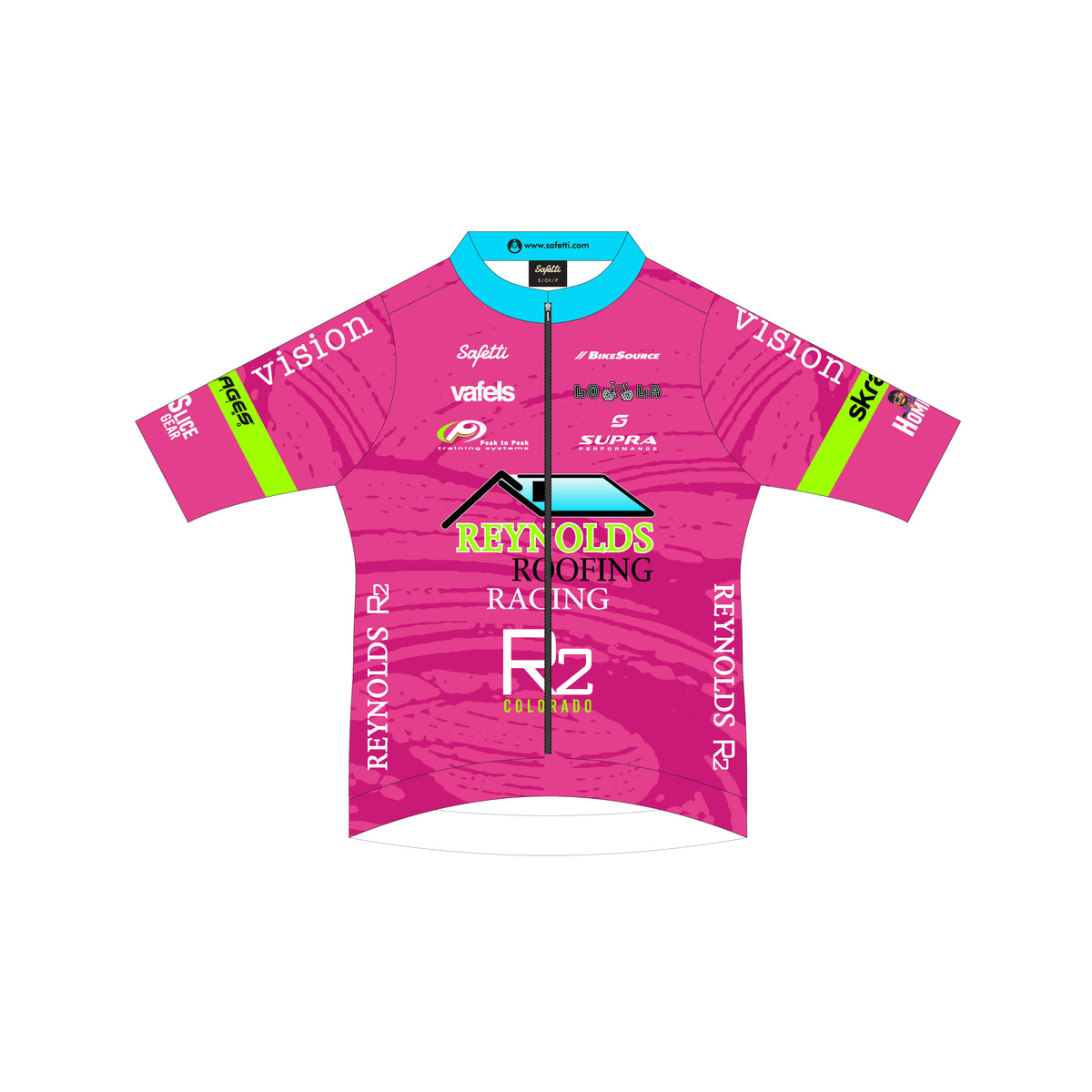 RR'26 - Leggero Short Sleeve Cycling Jersey Pink. Men