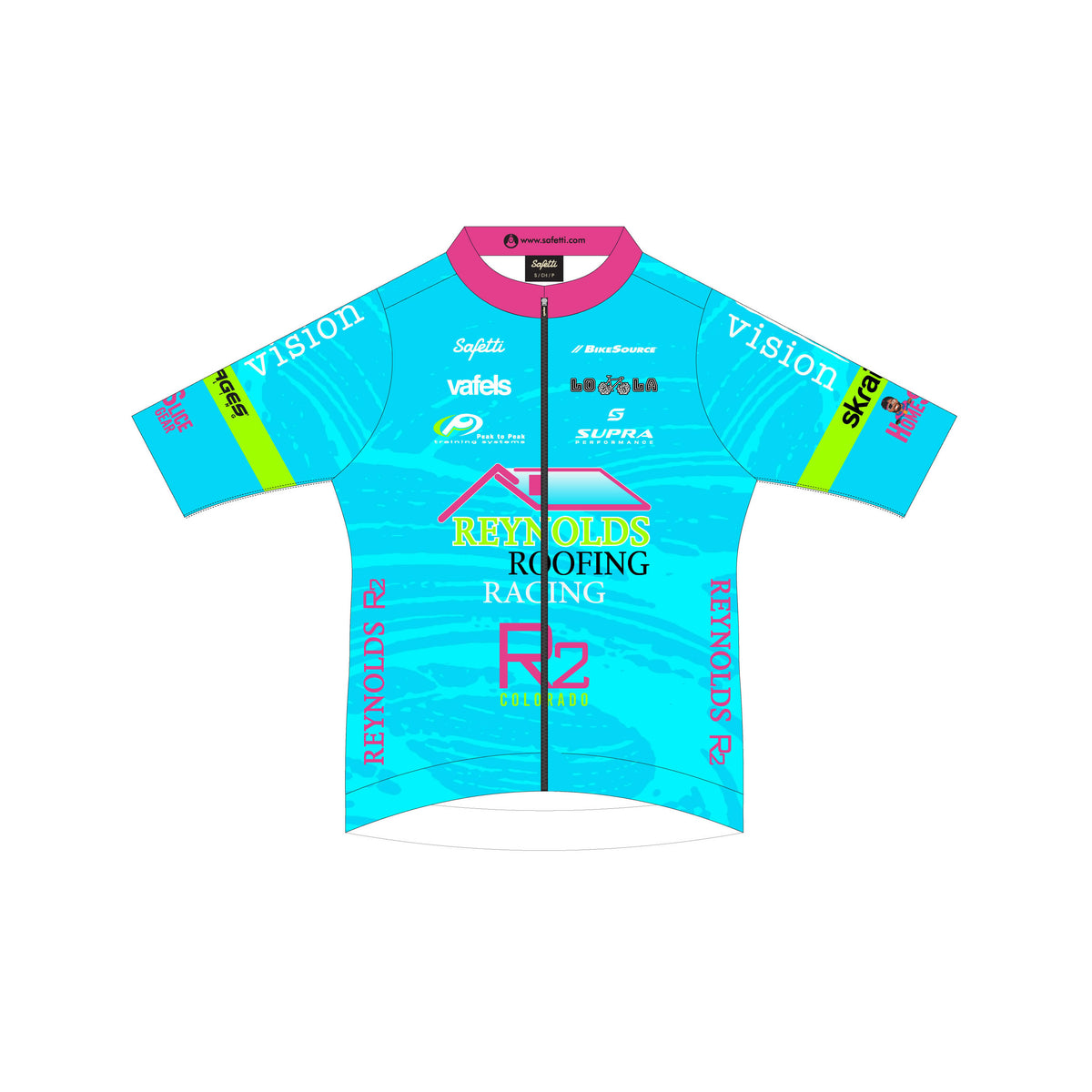 RR'26 - Leggero Short Sleeve Cycling Jersey Blue. Men