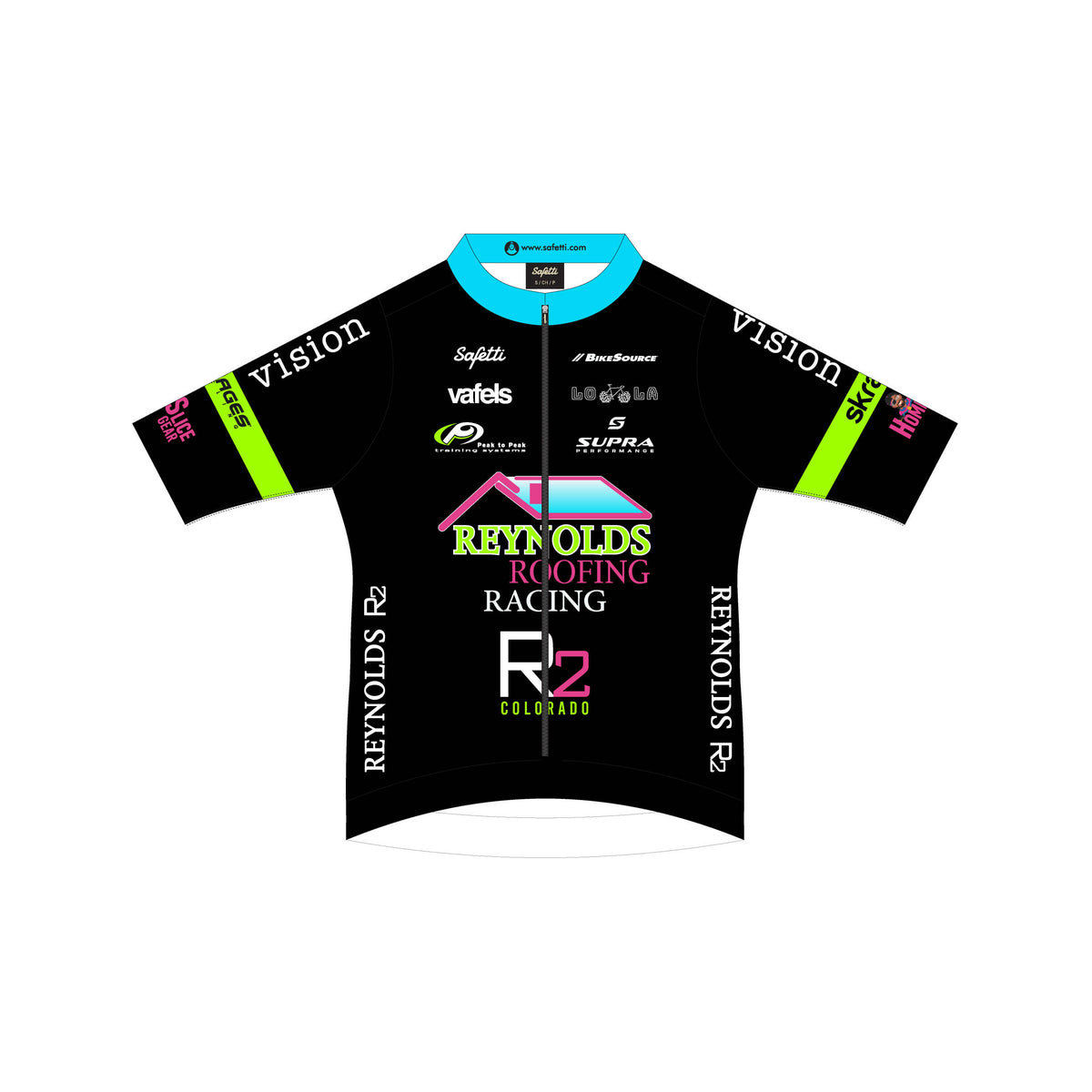 RR'26 - Leggero Short Sleeve Cycling Jersey Black. Men