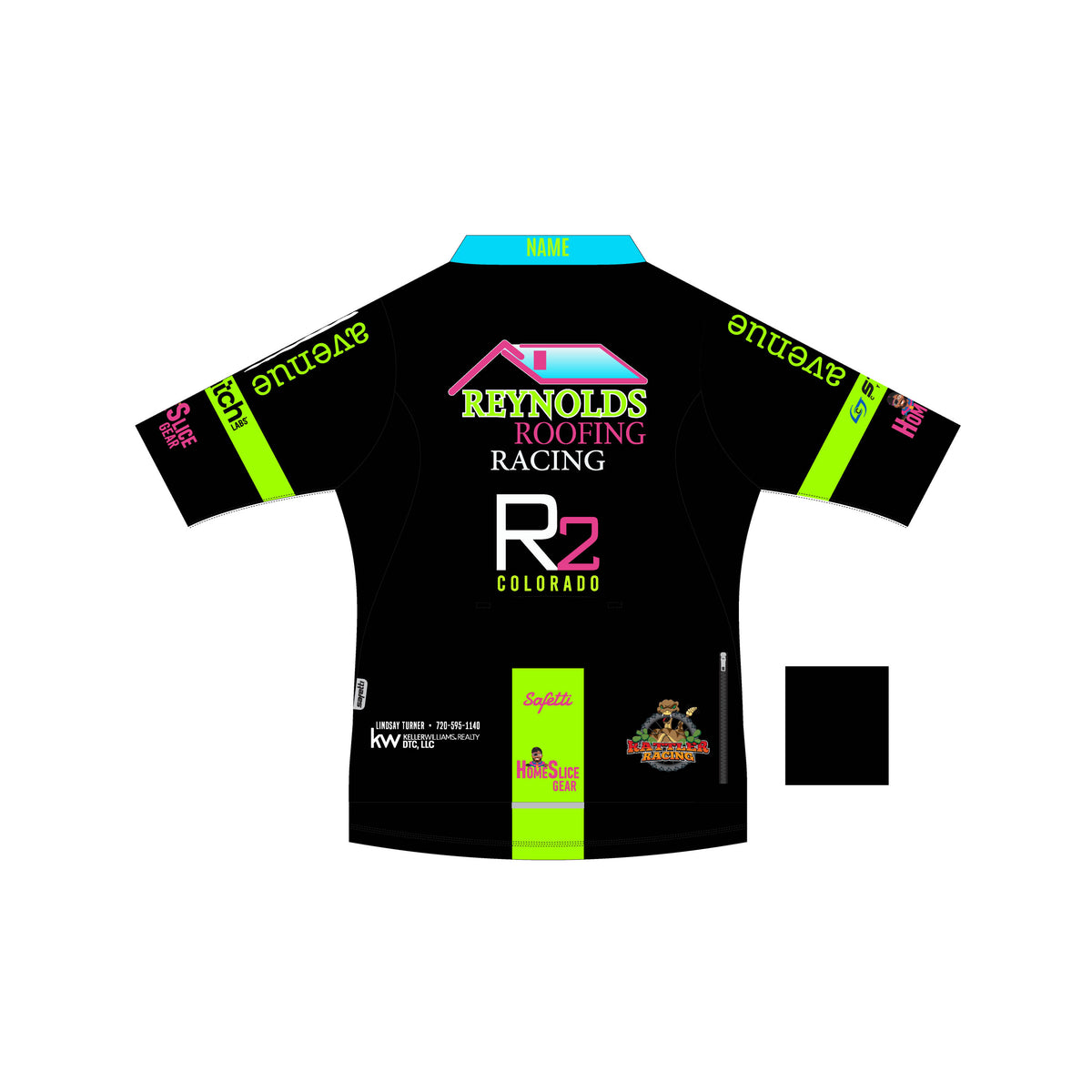 RR'26 - Leggero Short Sleeve Cycling Jersey Black. Men