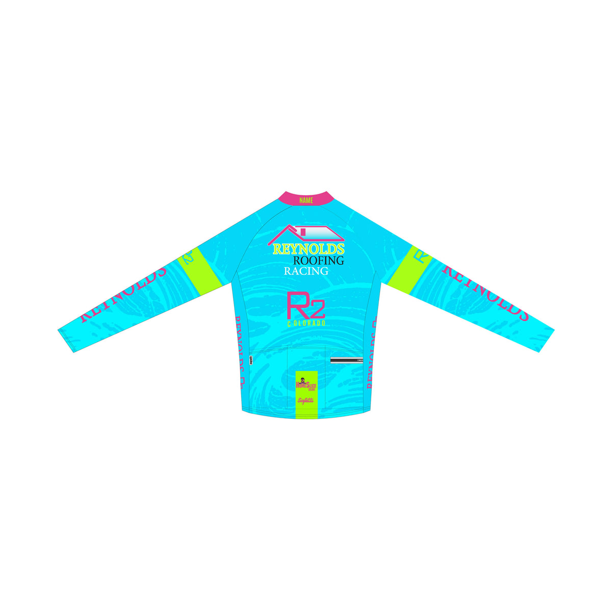 RR'26 - Thermal Cycling Long Sleeve Jersey Blue. Men