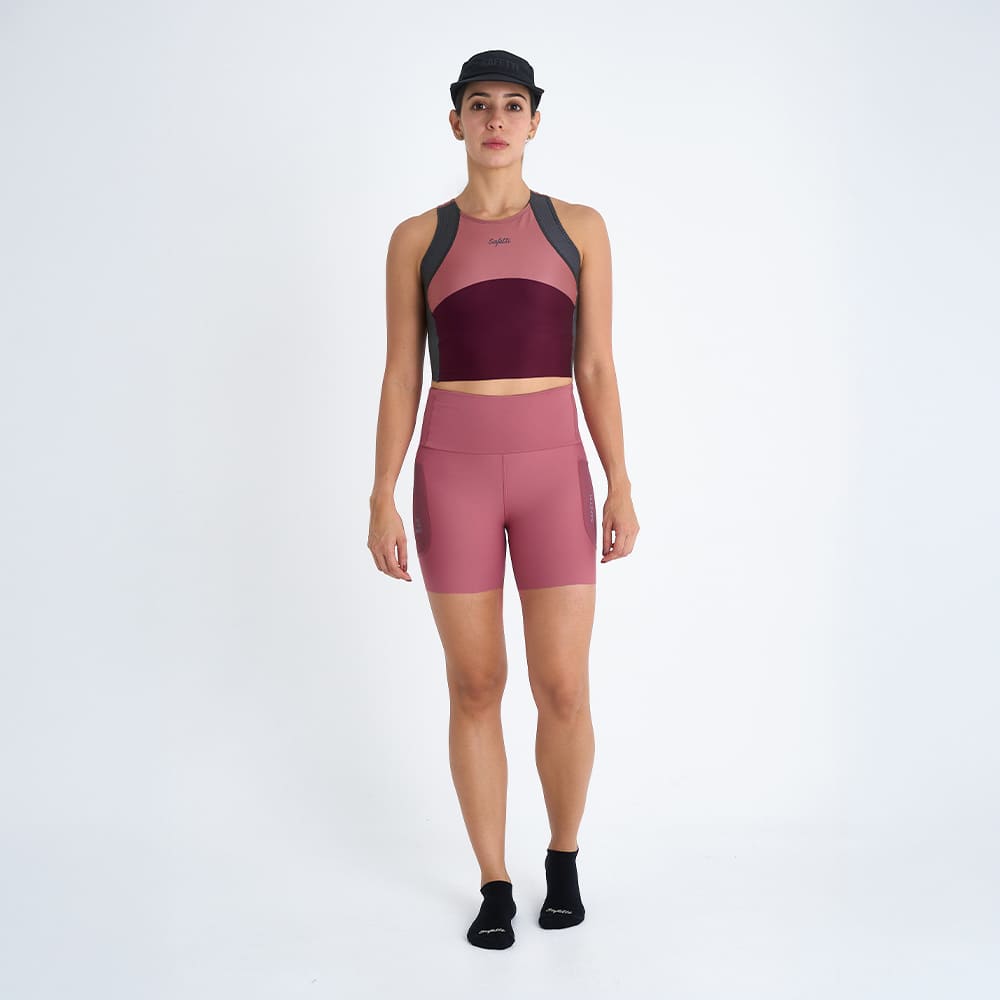 TITAN 2.0 CUT PINK PUNCH RUNNING SHORTS FOR WOMEN