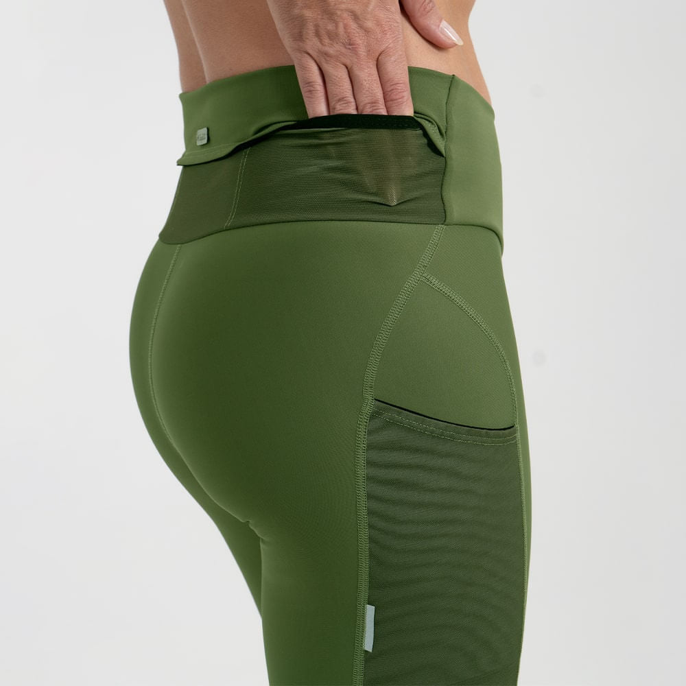 TITAN 2.0 OLIVE RUNNING SHORTS FOR WOMEN