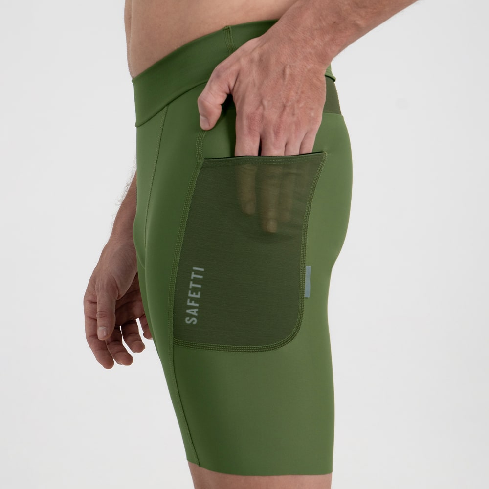 TITAN OLIVE 2.0 RUNNING SHORTS FOR MEN