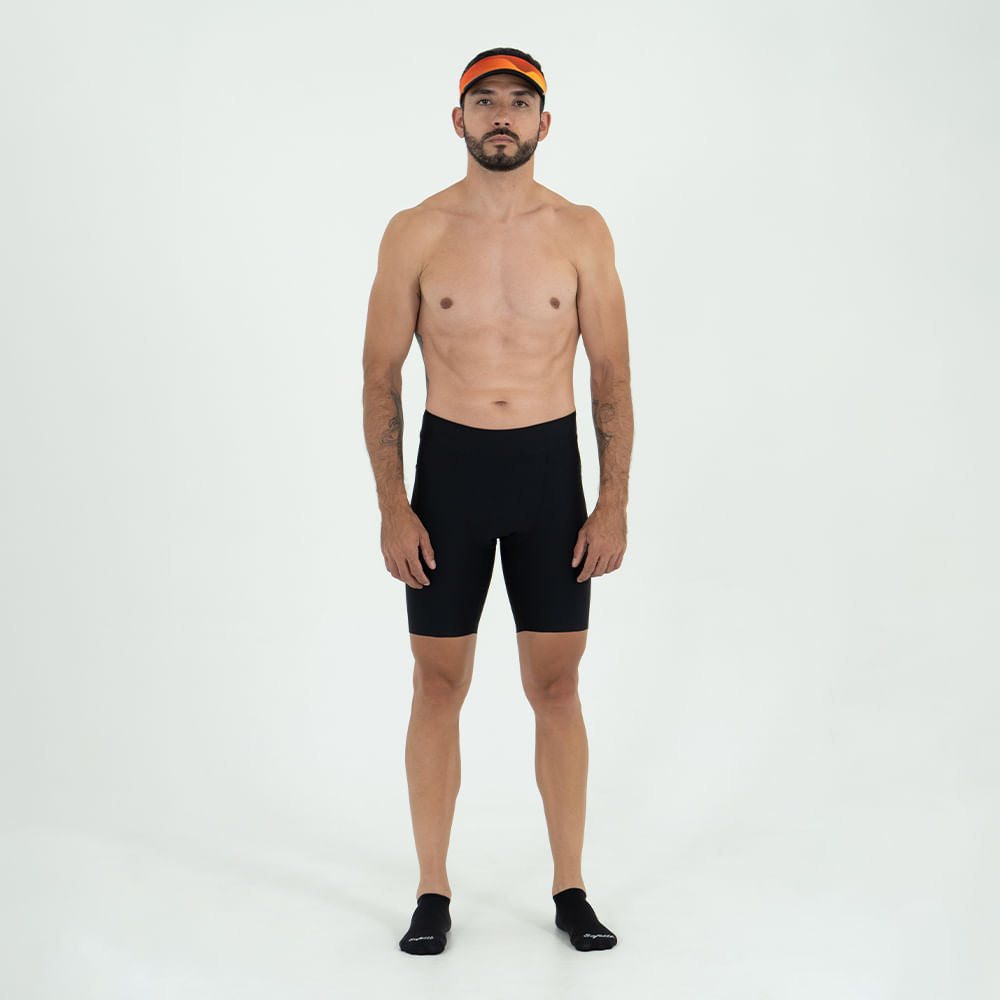 TITAN BLACK MEN'S RUNNING SHORTS