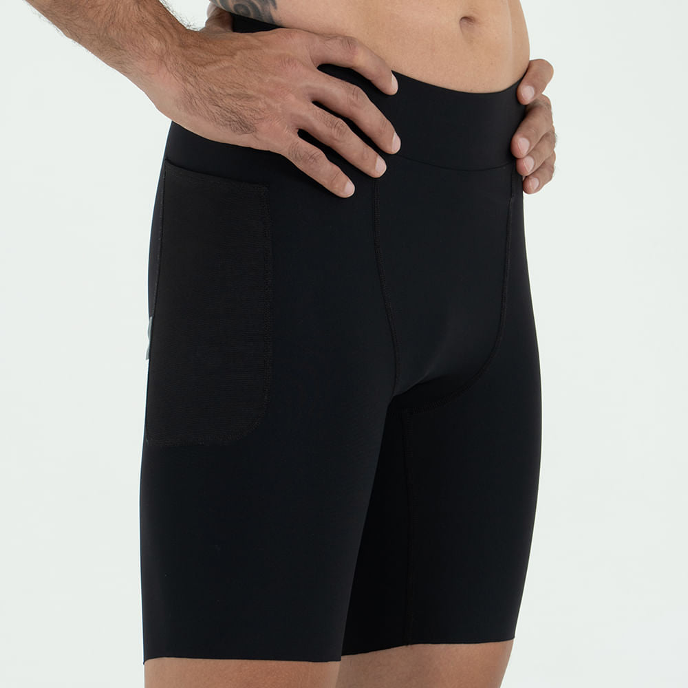 TITAN BLACK MEN'S RUNNING SHORTS