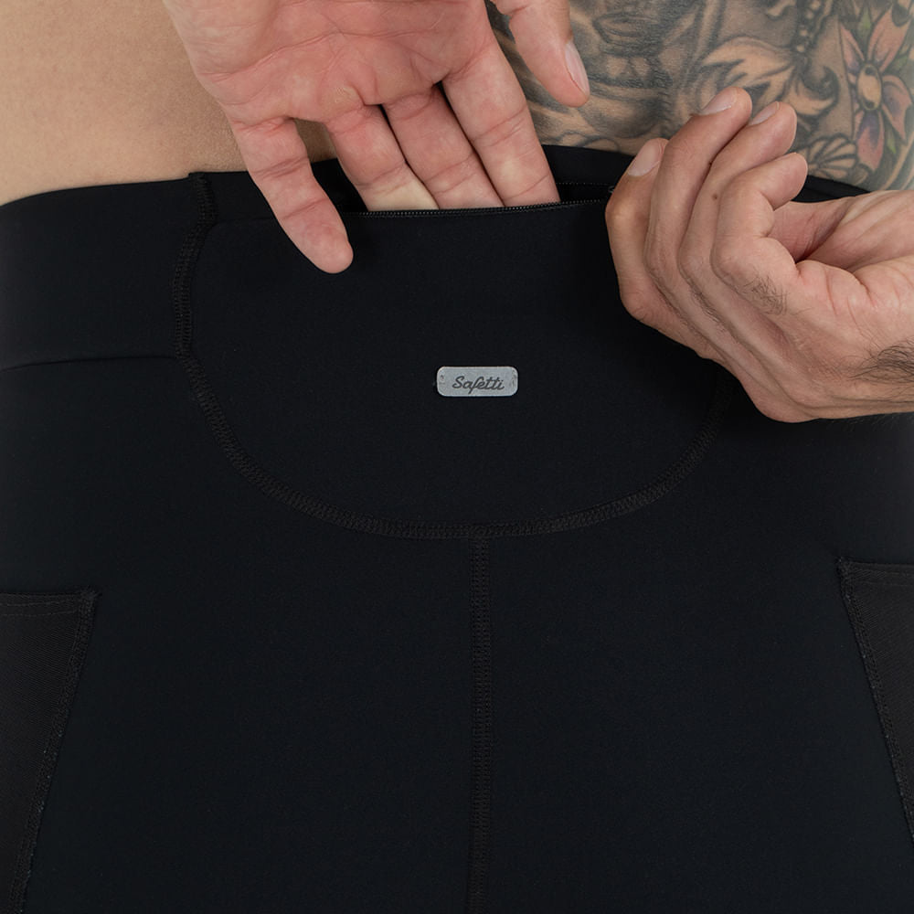 TITAN BLACK MEN'S RUNNING SHORTS