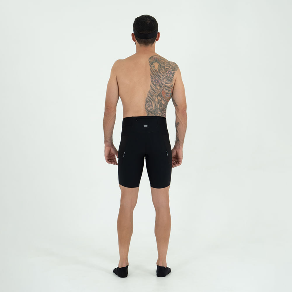 TITAN BLACK MEN'S RUNNING SHORTS