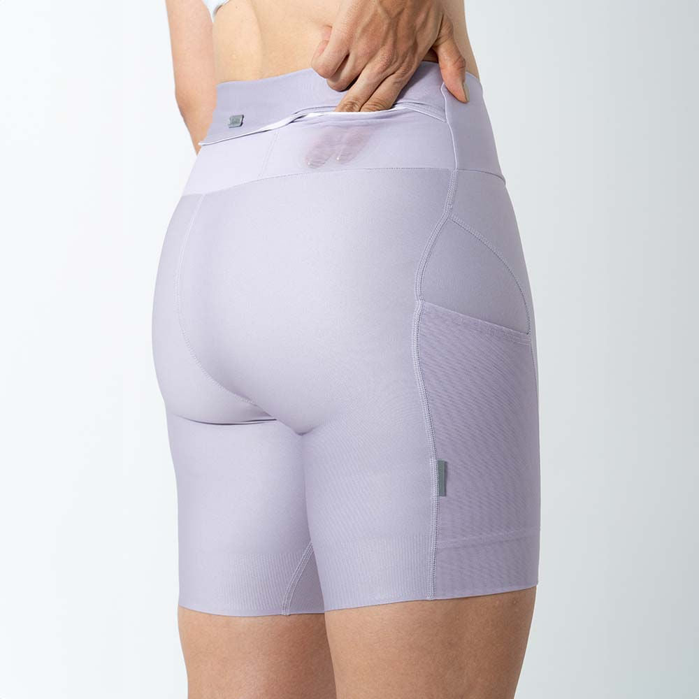 TITAN 2.0 LILAC RUNNING SHORTS FOR WOMEN