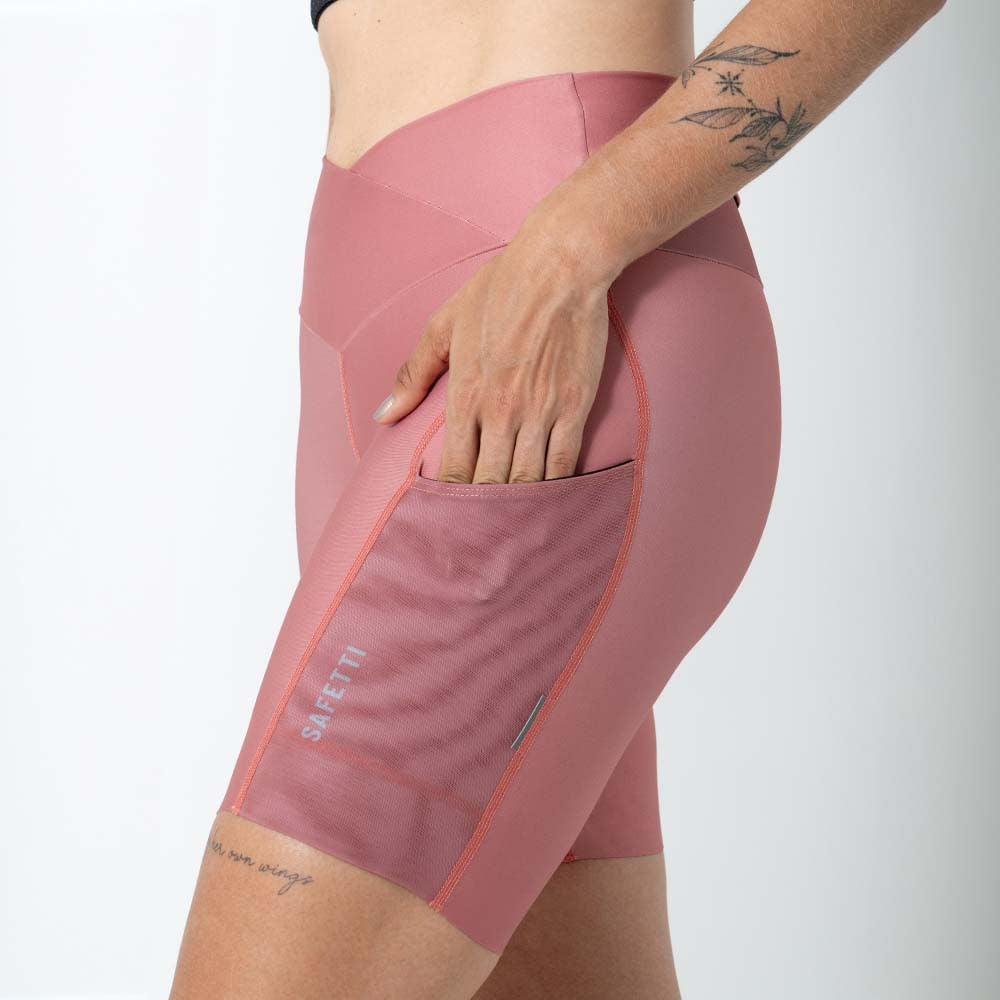 TITAN 2.0 PINK PUNCH RUNNING SHORTS FOR WOMEN