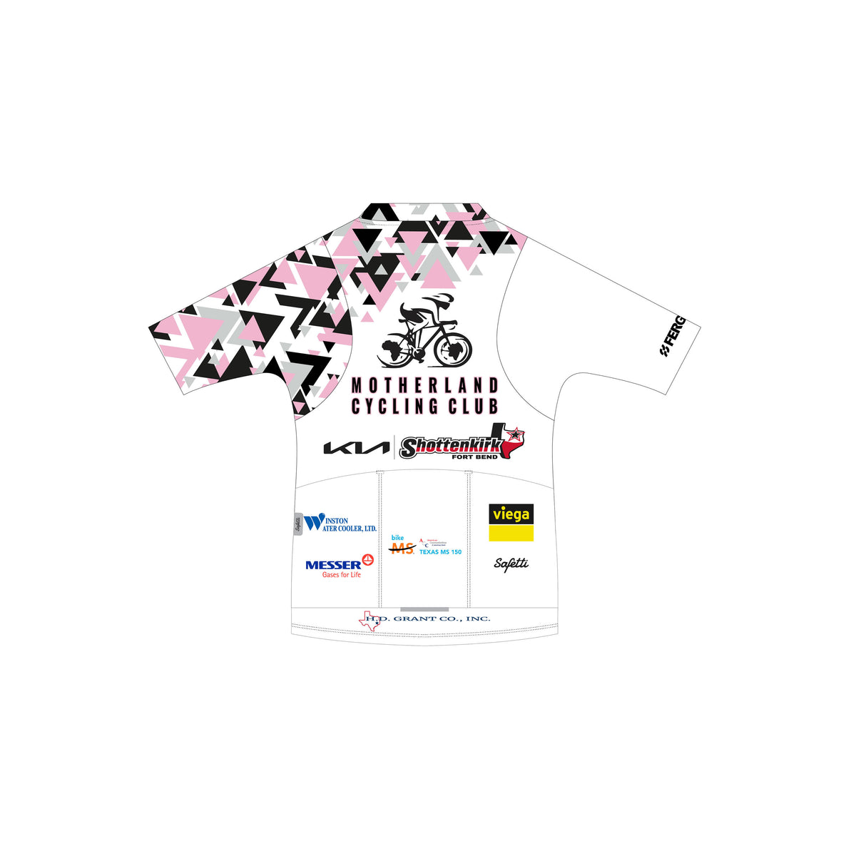 MCC'25-1 - Breathelite Short Sleeve Cycling Jersey White. Men
