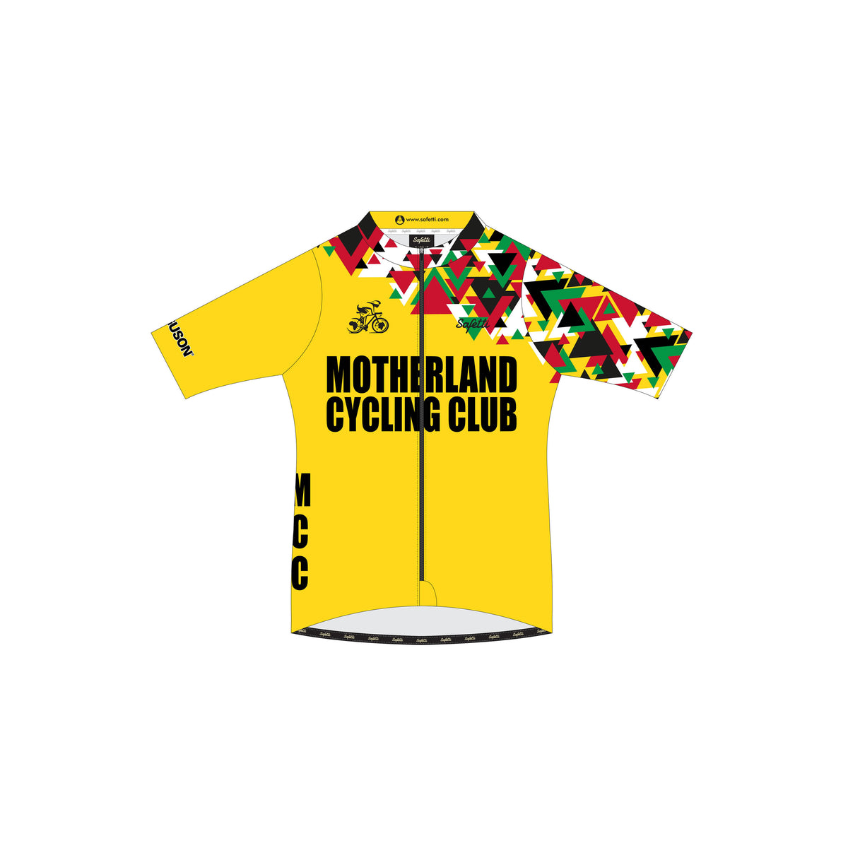 MCC'25-1 - Breathelite Short Sleeve Cycling Jersey Yellow. Men