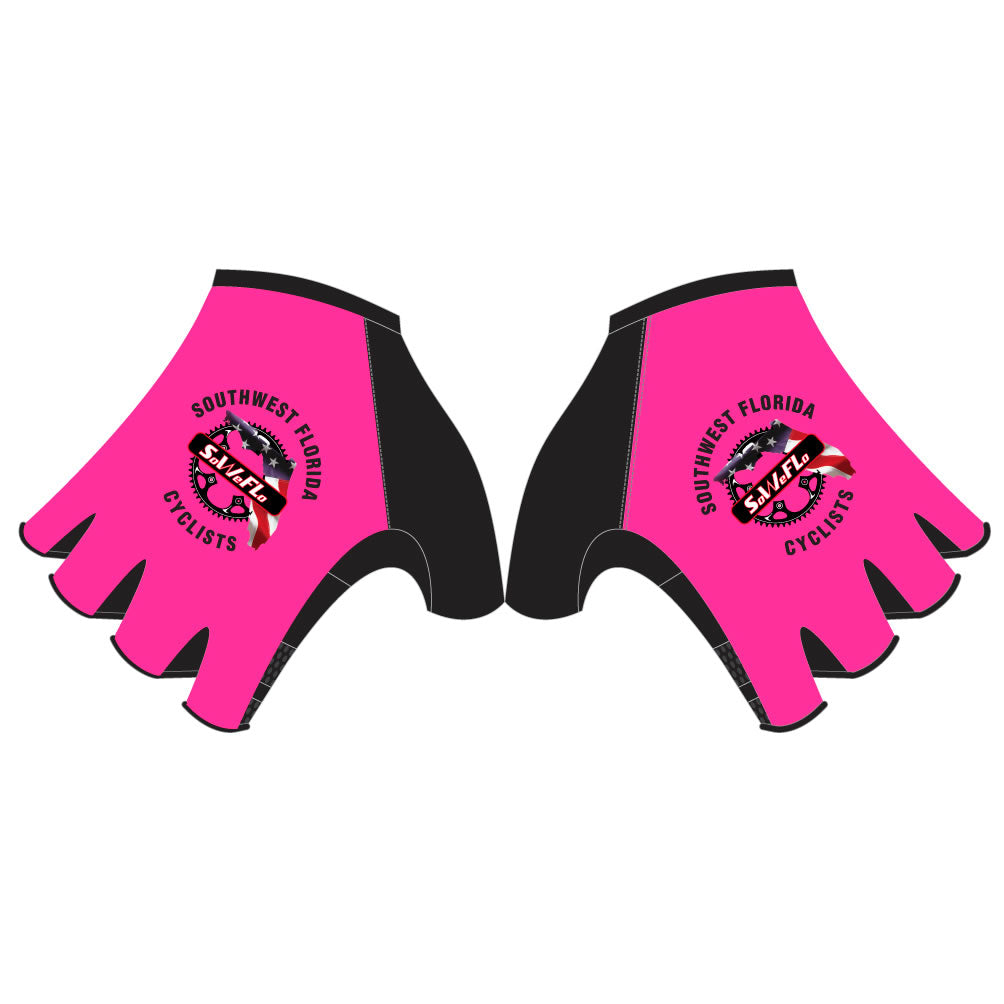 SoWeFlo'24 - Printed Cycling Short Finger Gloves. Unisex
