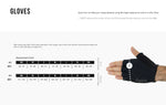 CFC'26 - Short Finger Cycling Gloves Black. Unisex
