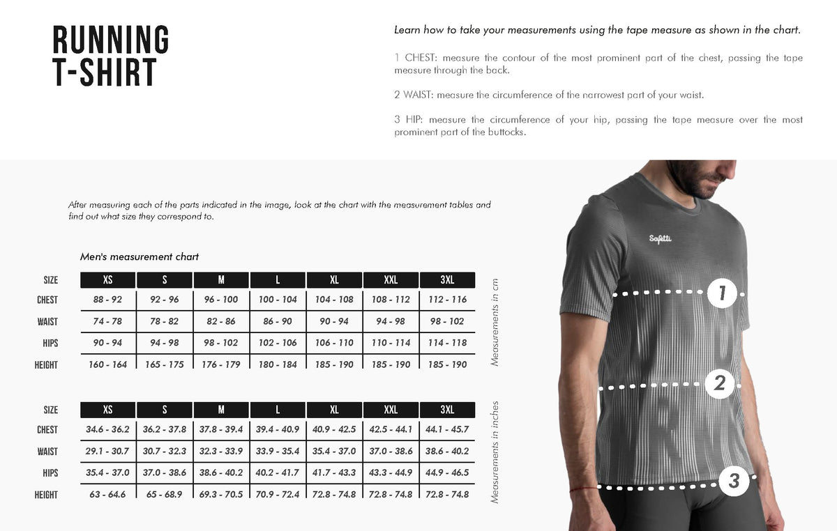 T4K'25 - Sicilia Short Sleeve Running Shirt. Men