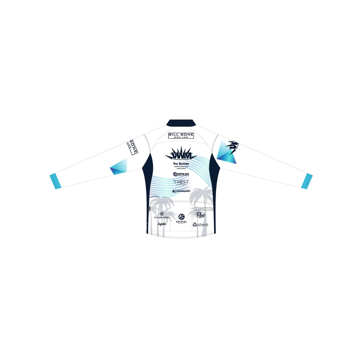 RJ'25 - Skin Light Long Sleeve Cycling Jersey Marbella. Men