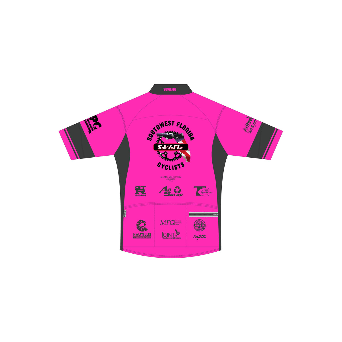 Soweflo'26 - Skin Light Short Sleeve Cycling Jersey D2. Men