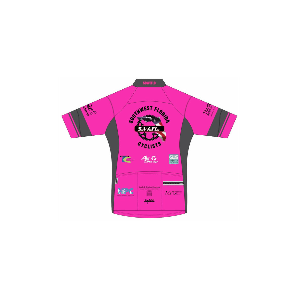 Soweflo'26 - Skin Light Short Sleeve Cycling Jersey D2. Women