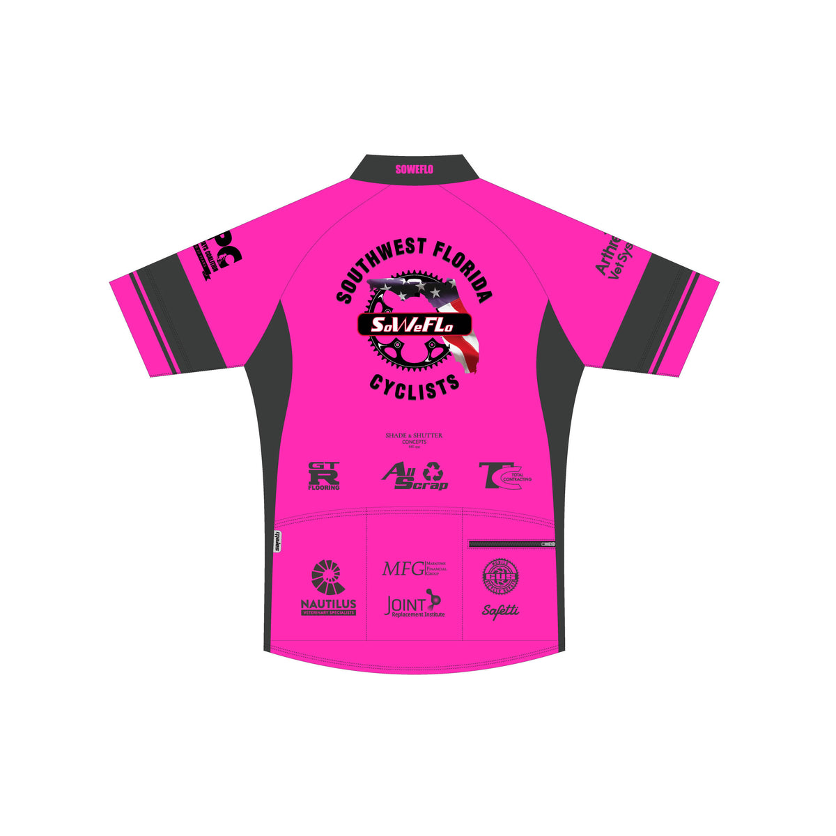 SoWeFlo'26 - Club Fit Short Sleeve Cycling Jersey D2. Women