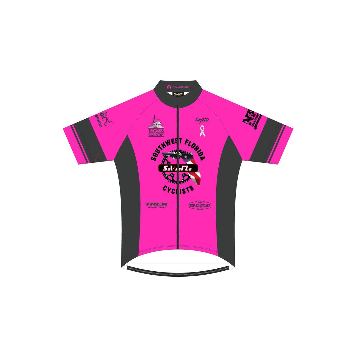 SoWeFlo'26 - Club Fit Short Sleeve Cycling Jersey D2. Men