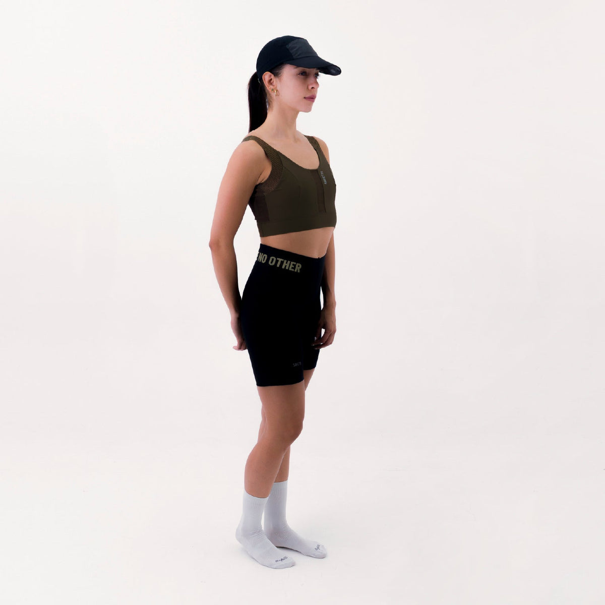 SYNK BROWN WOMEN'S RUNNING SPORTS BRA