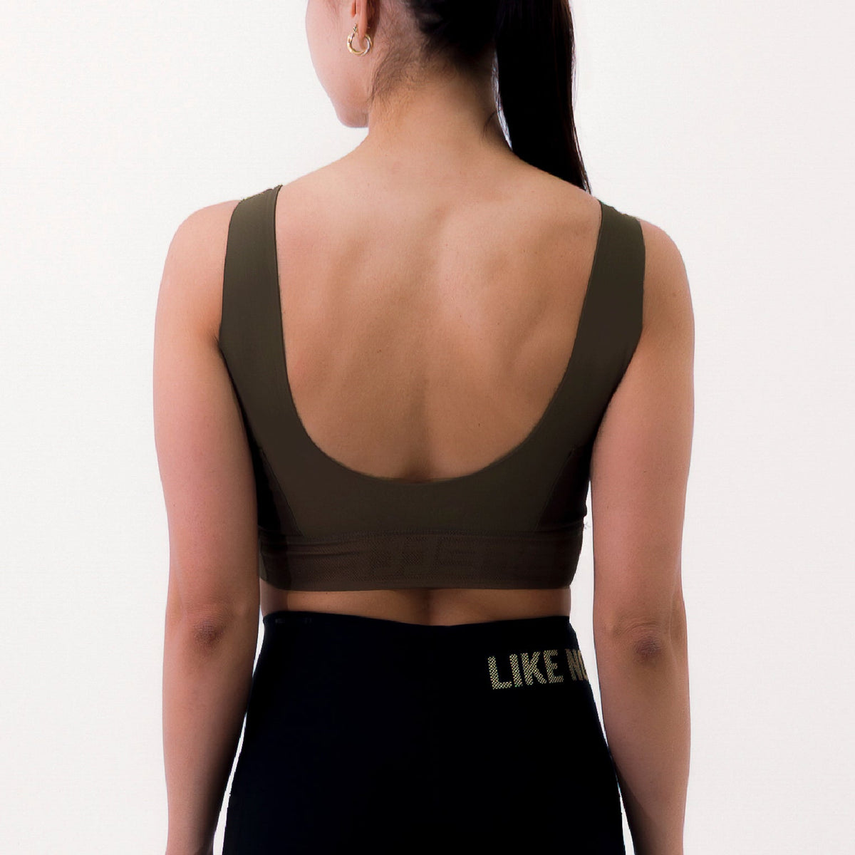 SYNK BROWN WOMEN'S RUNNING SPORTS BRA