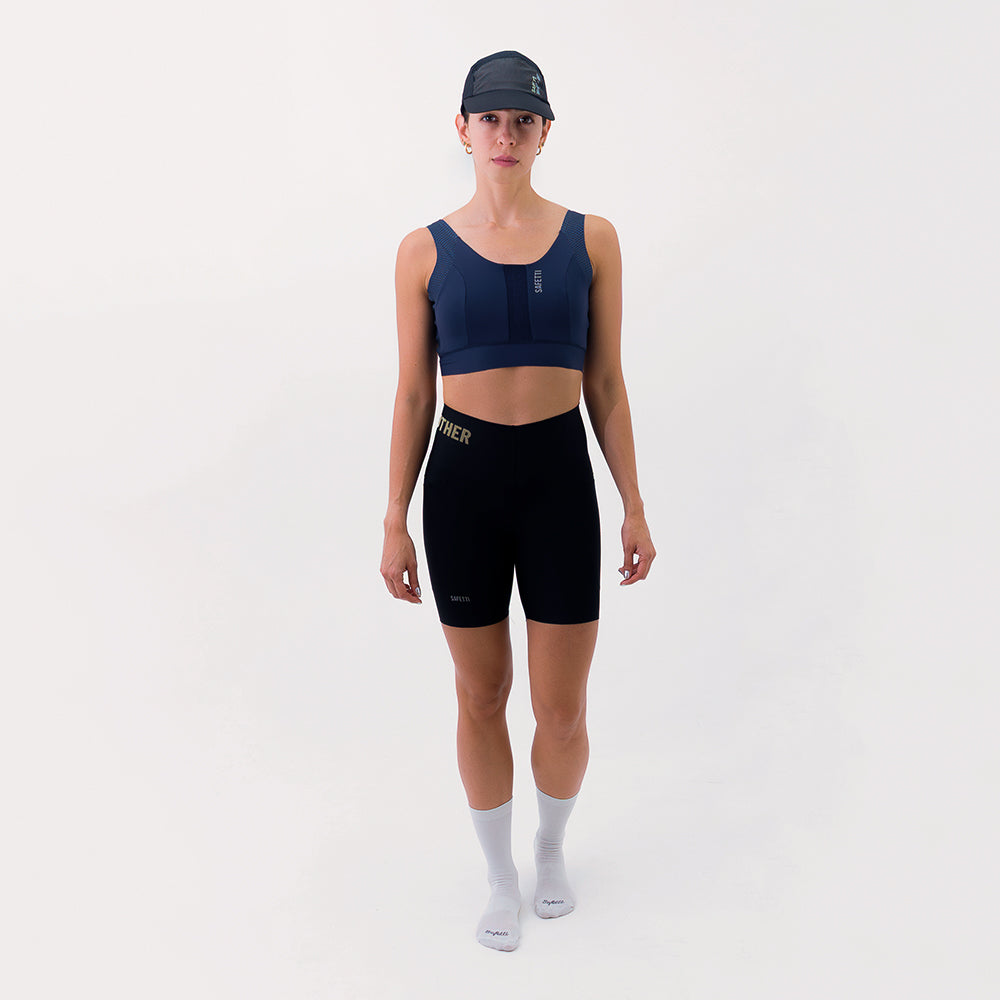 SYNK BLUE WOMEN'S RUNNING SPORTS BRA