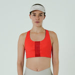 DUOMOTION CHERRY RUNNING TOP FOR WOMEN