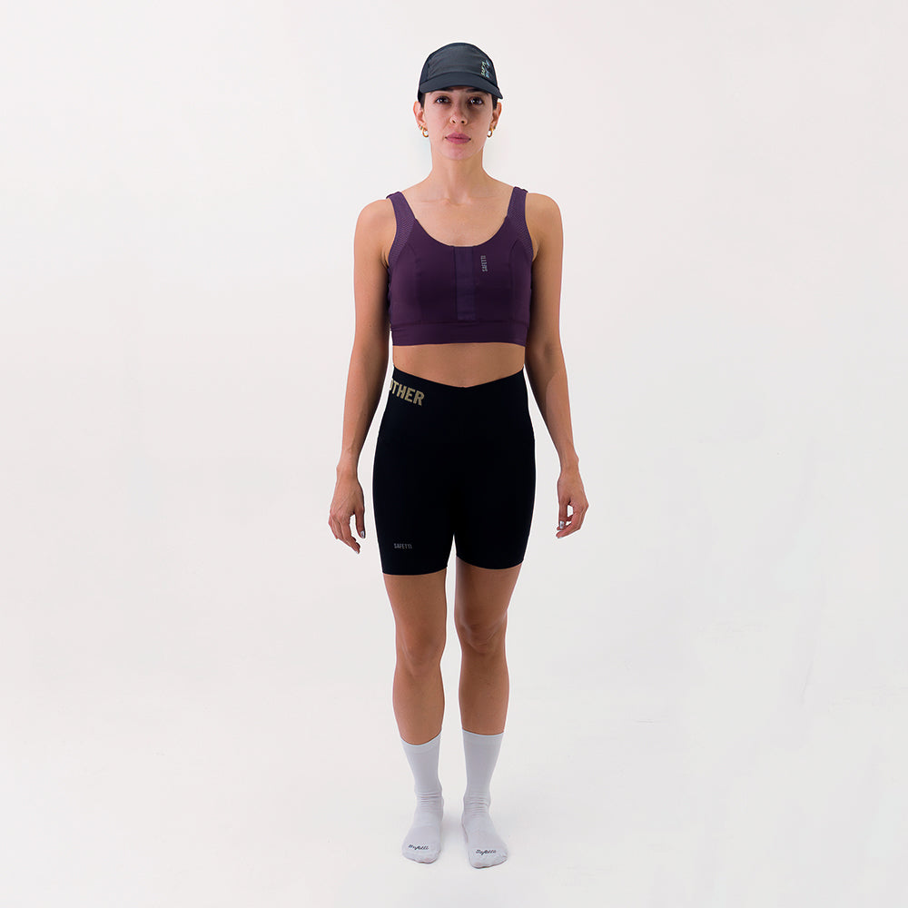 SYNK PURPLE WOMEN'S RUNNING SPORTS BRA