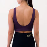 SYNK PURPLE WOMEN'S RUNNING SPORTS BRA