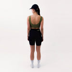 SYNK GREEN WOMEN'S RUNNING SPORTS BRA