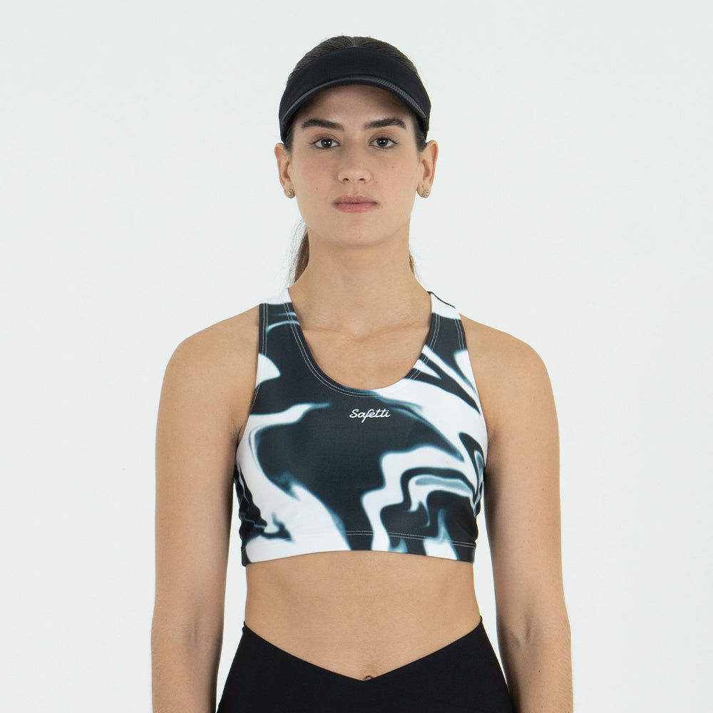 TOP RUNNING DIFFUSE BLACK FOR WOMEN