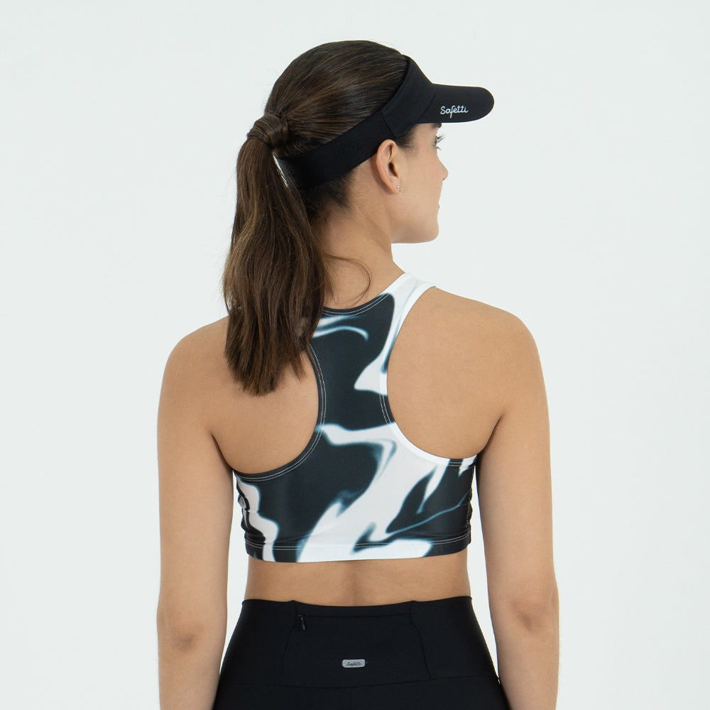 TOP RUNNING DIFFUSE BLACK FOR WOMEN