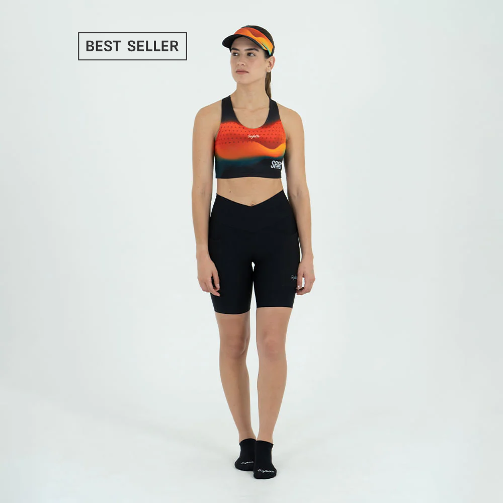 WOMEN'S TITAN BLACK RUNNING SHORTS