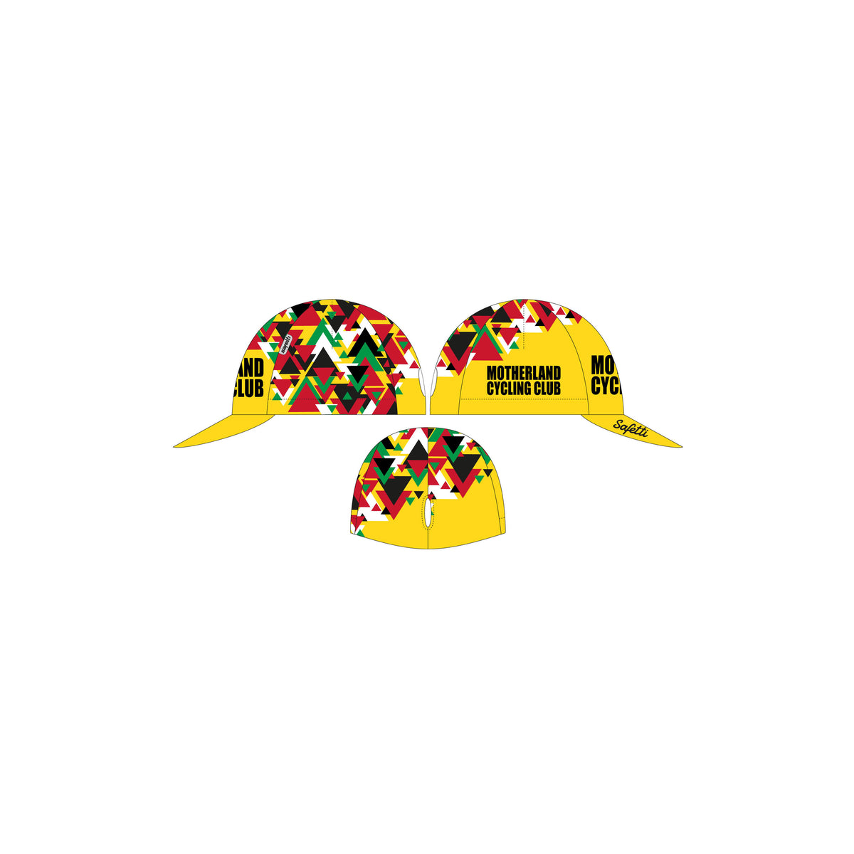 MCC'25-1 - Cycling Cap Yellow. Unisex