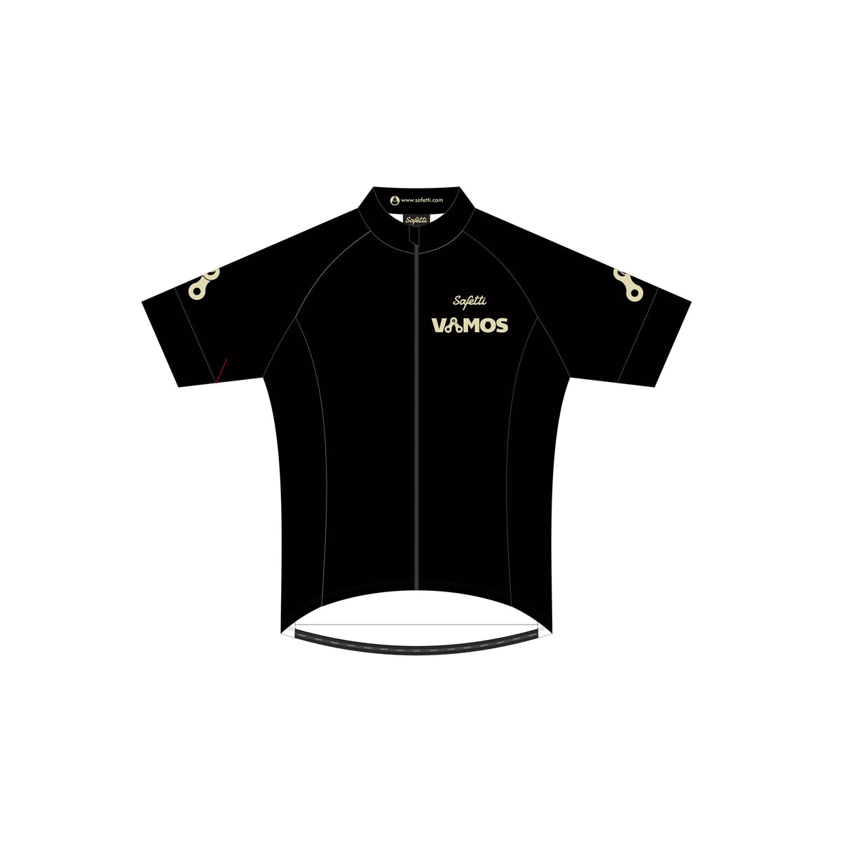 ACR'25 - Club Fit Short Sleeve Cycling Jersey Black. Men