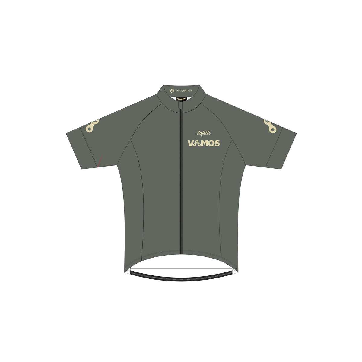 ACR'25 - Club Fit Short Sleeve Cycling Jersey Green. Men