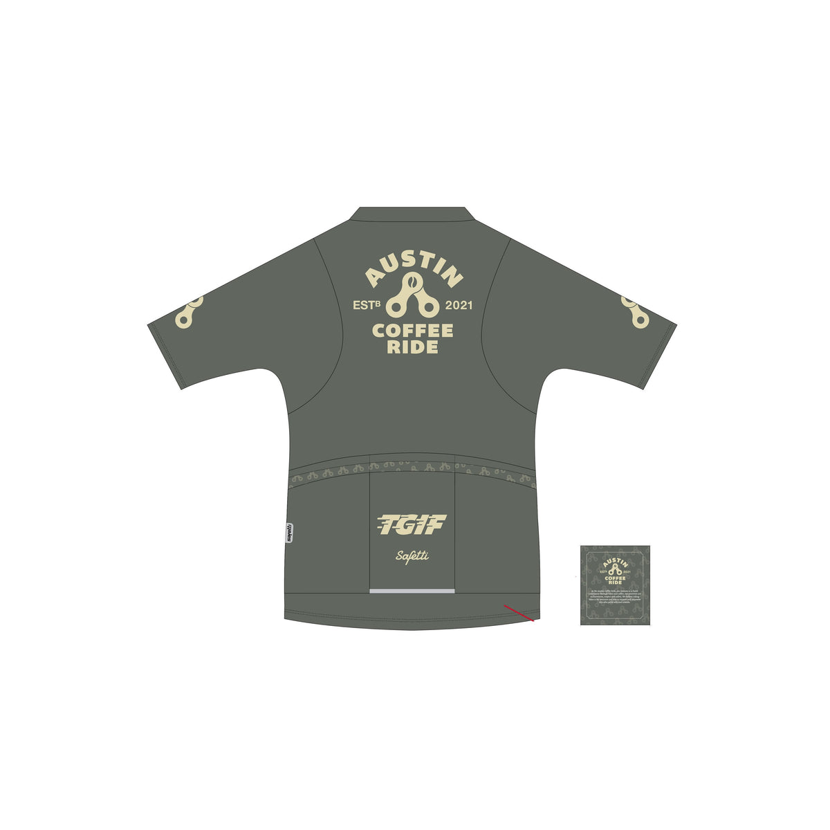 ACR'25 - Sixplore Short Sleeve Cycling Jersey Green. Men