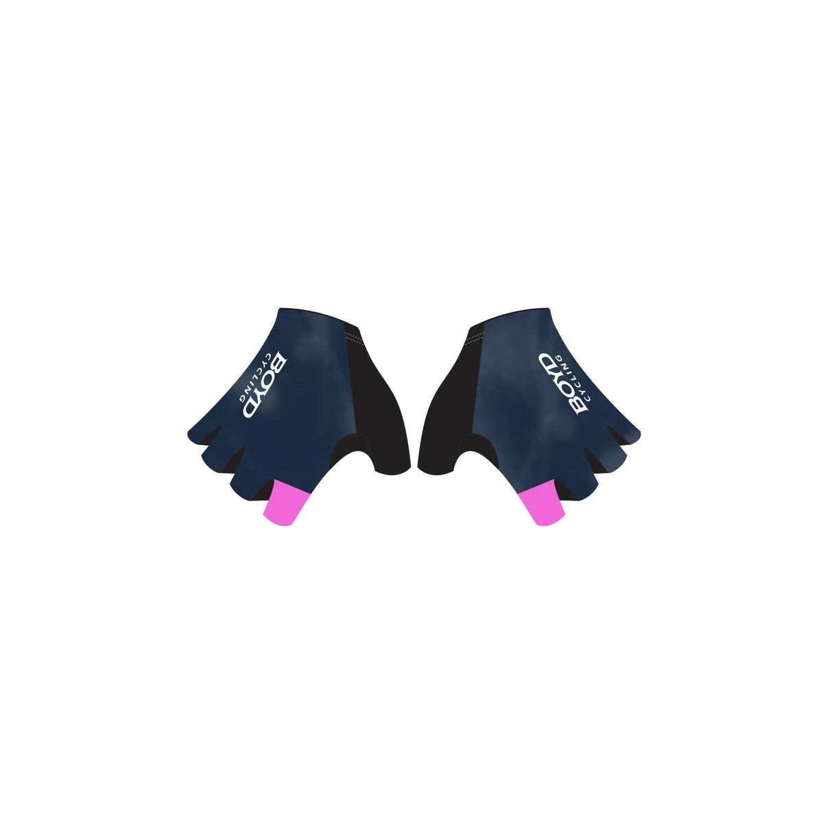 BC'26 - Short Finger Cycling Gloves Black. Unisex