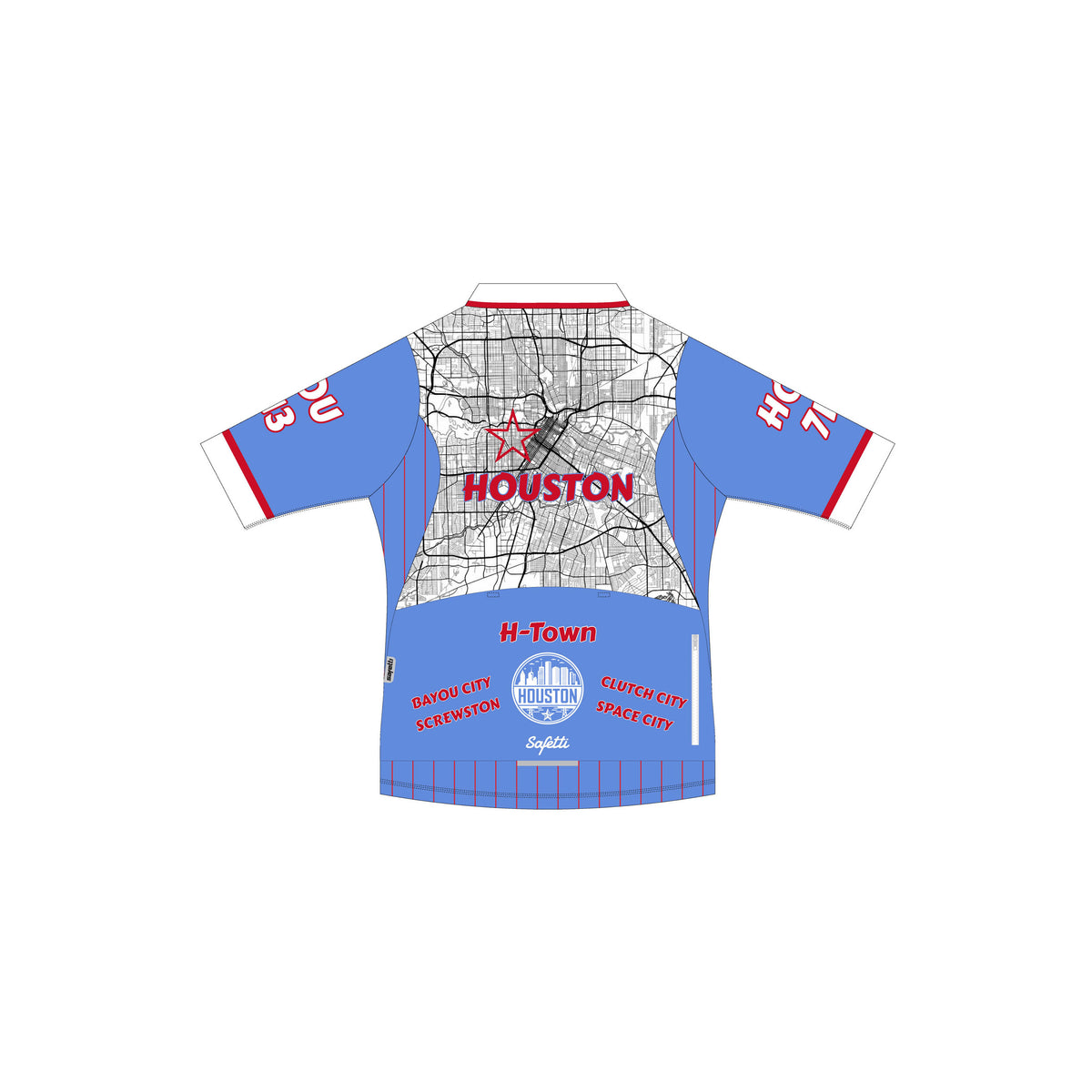 Houston'26 - Leggero Short Sleeve Cycling Jersey. Men