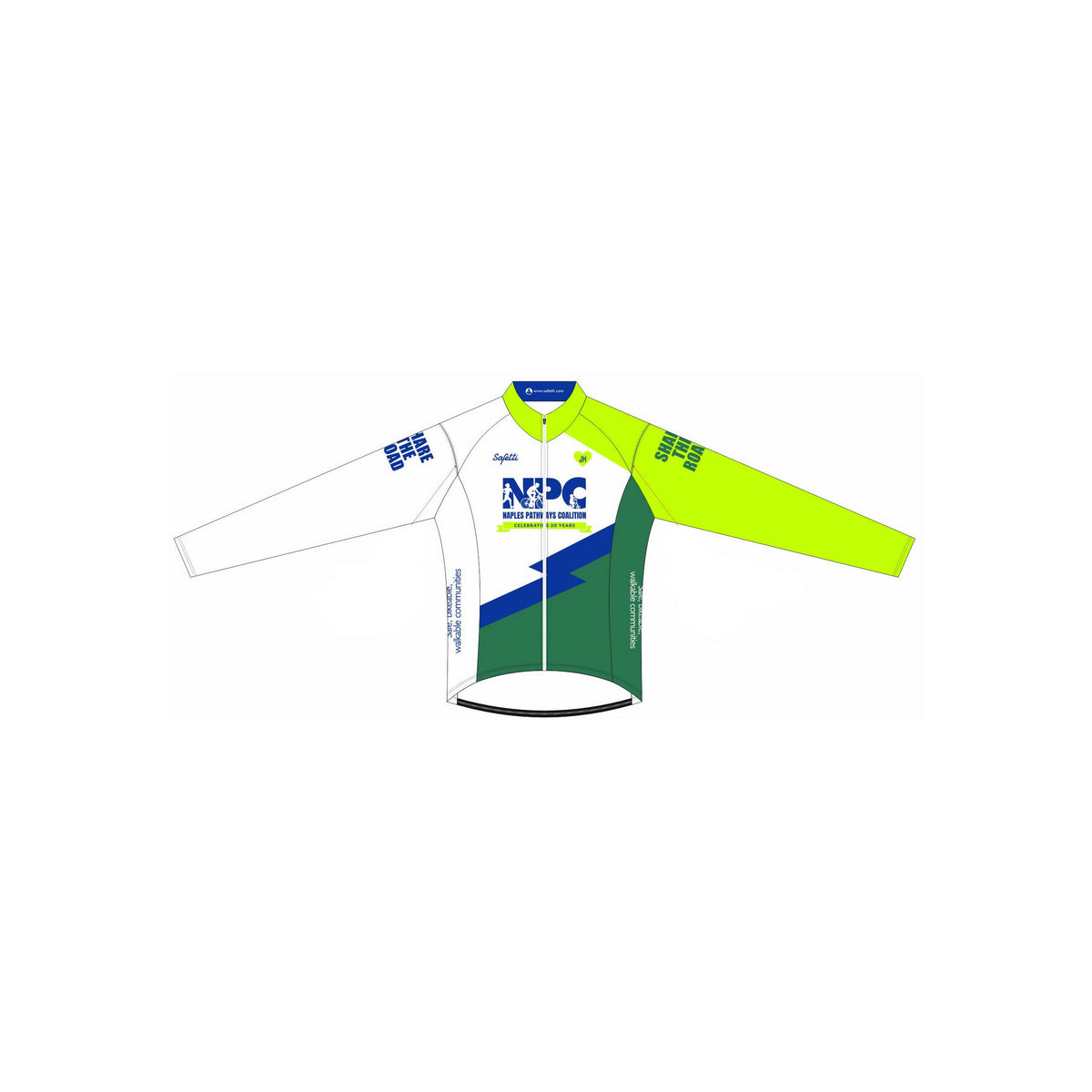 NPC'25 - Skin Light Long Sleeve Cycling Jersey. Men