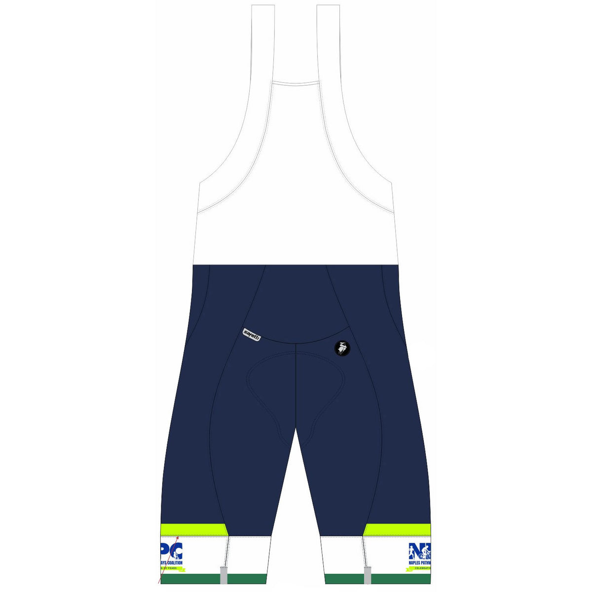 NPC'25 - Treviso Higher Rise Cycling Bib Shorts. Women