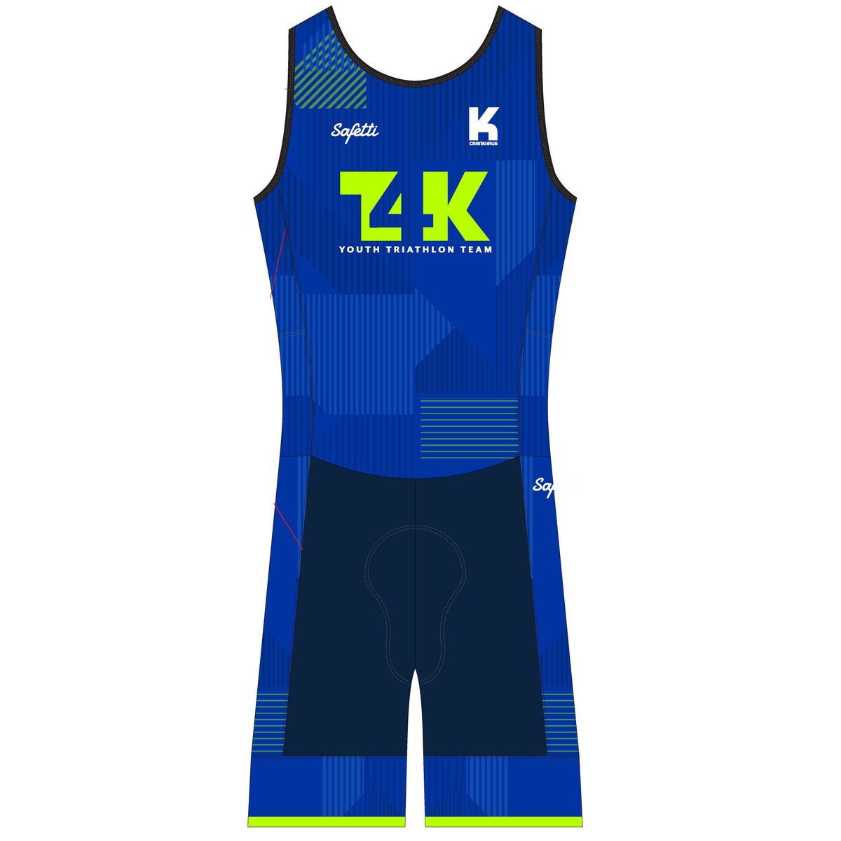 T4K'25 - AquaZero™ Olympic Back Sleeveless Triathlon Skinsuit. Women