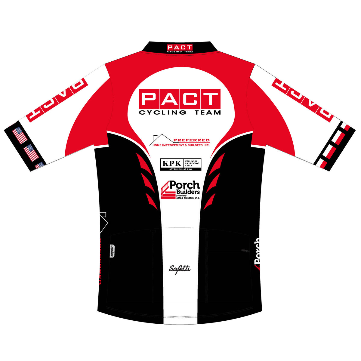 PACT - Marche Short Sleeve Cycling Jersey. Men