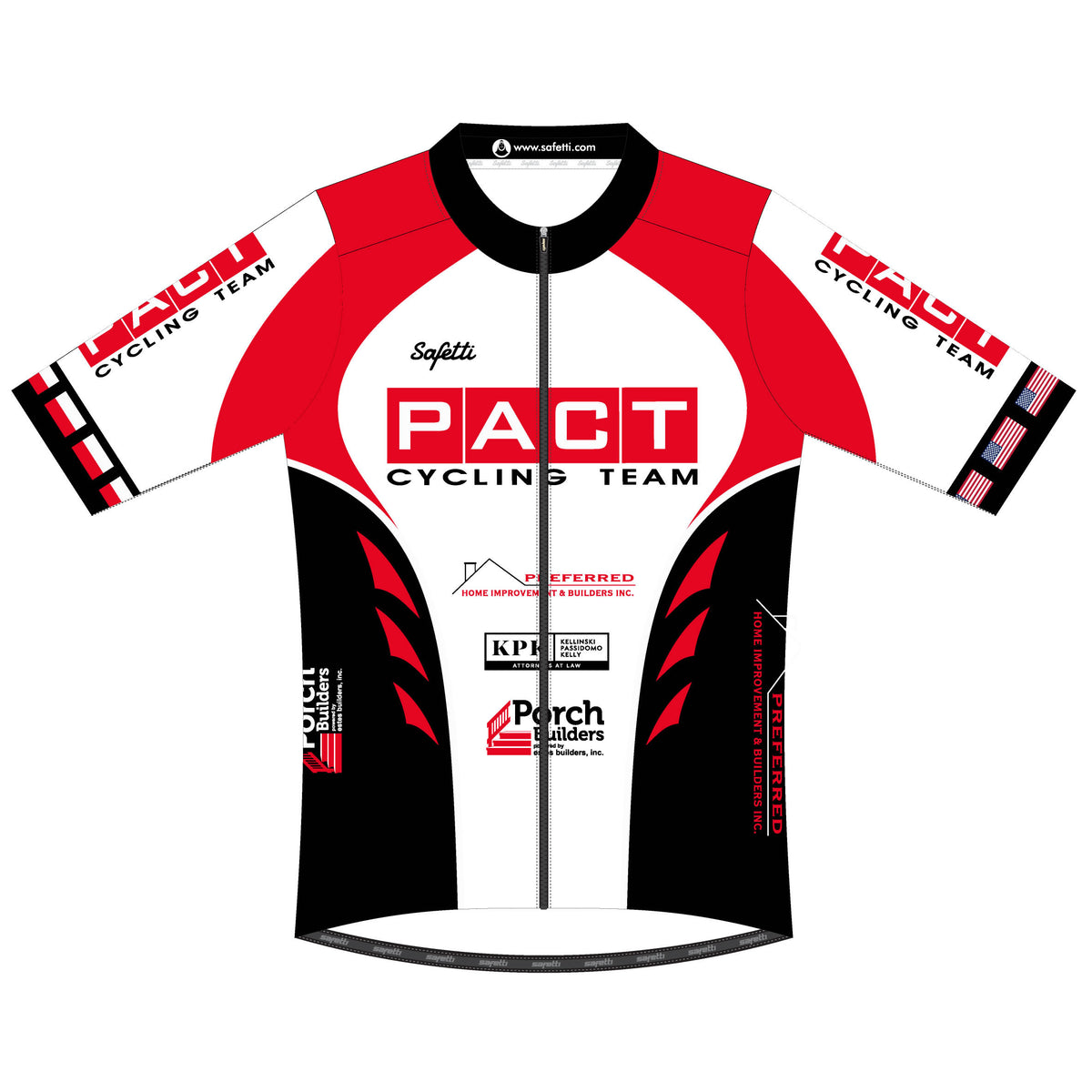 PACT - Marche Short Sleeve Cycling Jersey. Men
