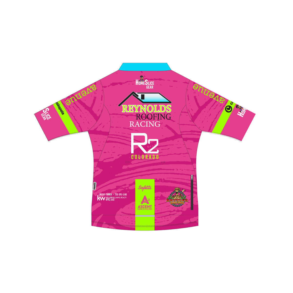 RR'25-2 - Leggero Short Sleeve Cycling Jersey Pink. Men