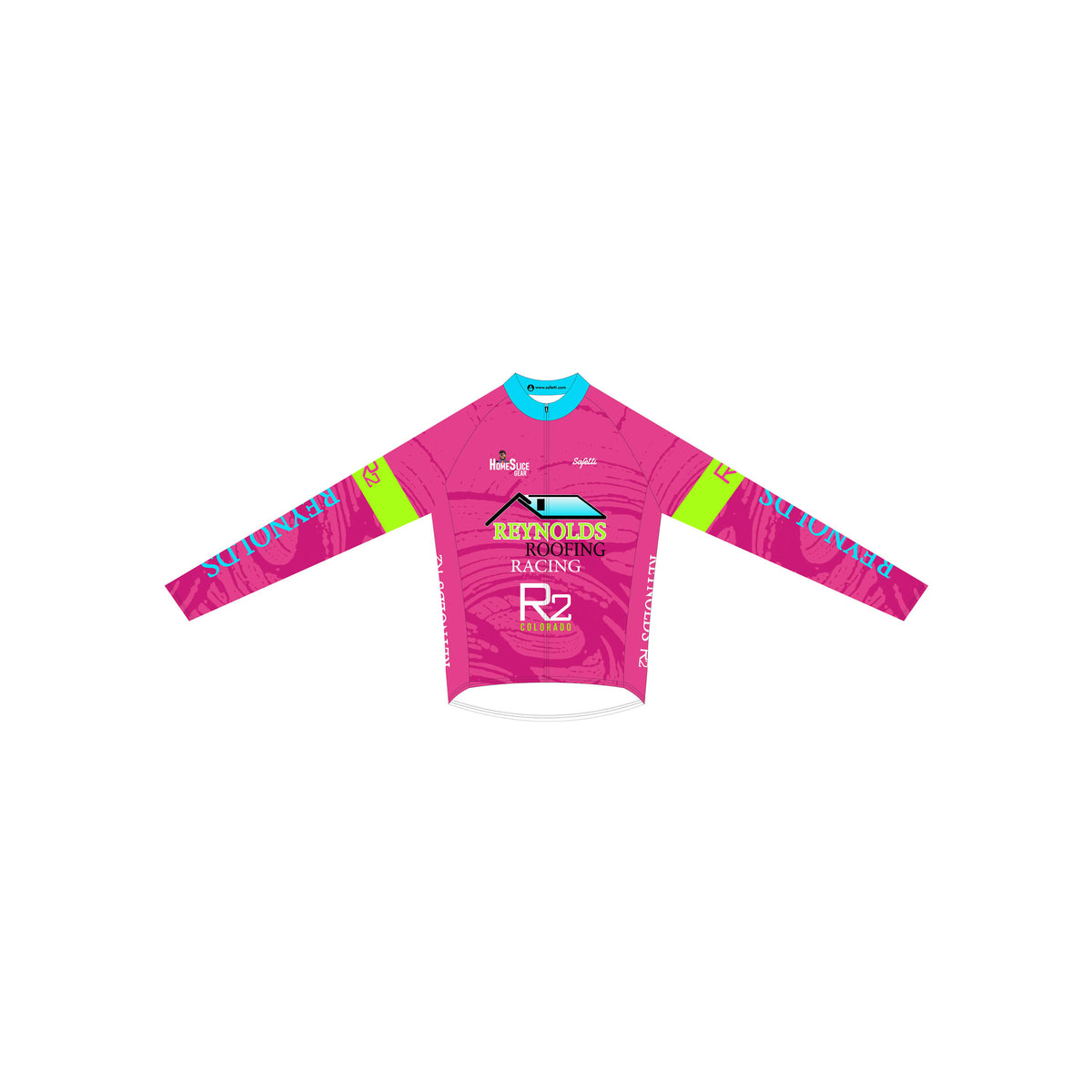RR'25-2 - Thermal Cycling Long Sleeve Jersey Pink. Men