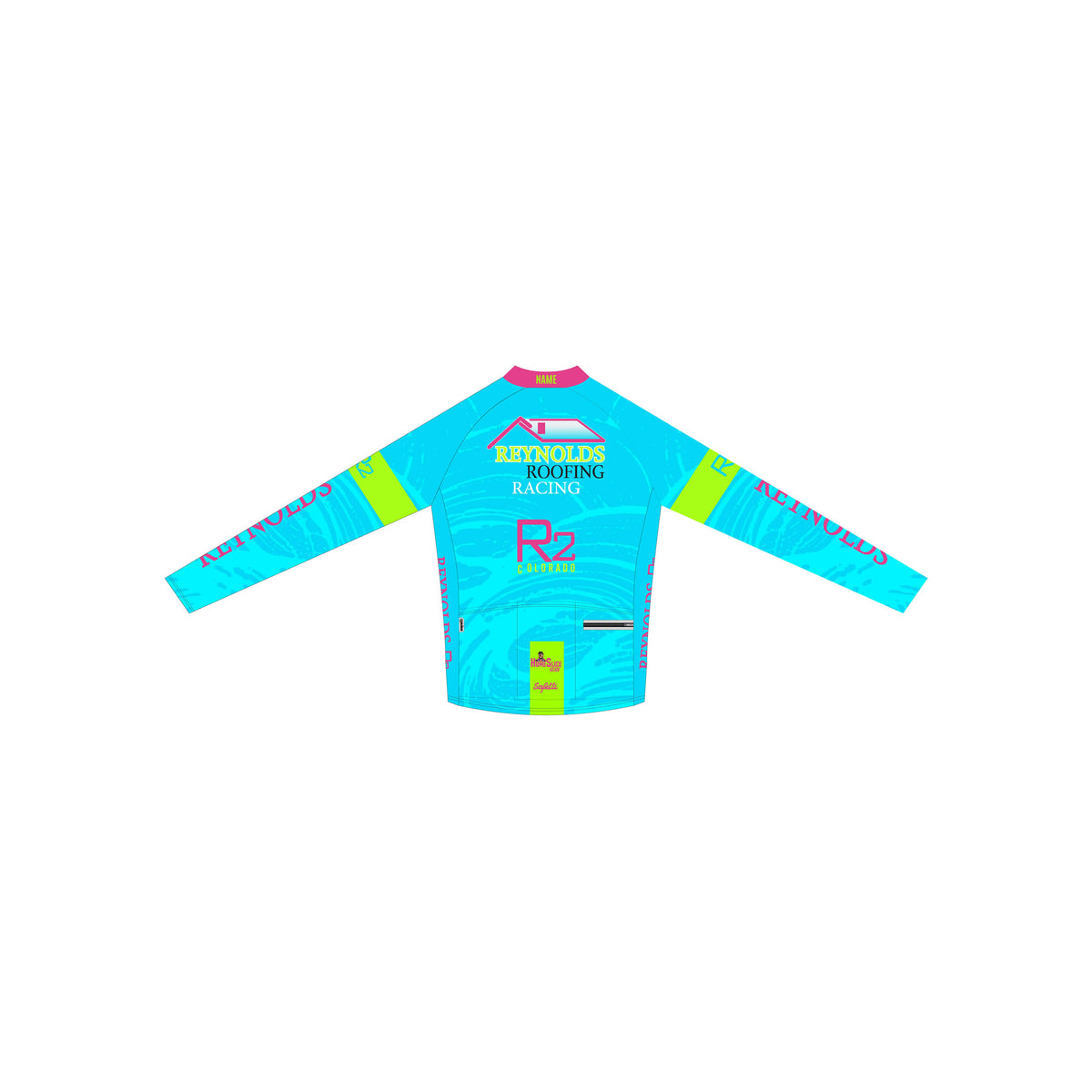 RR'25-2 - Thermal Cycling Long Sleeve Jersey Blue. Men