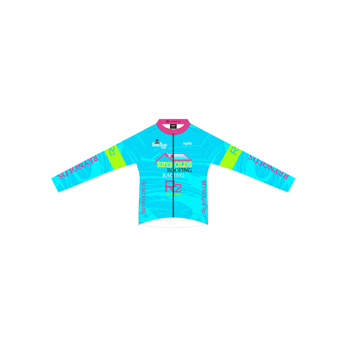 RR'25-2 - Leggero Long Sleeve Cycling Jersey Blue. Men