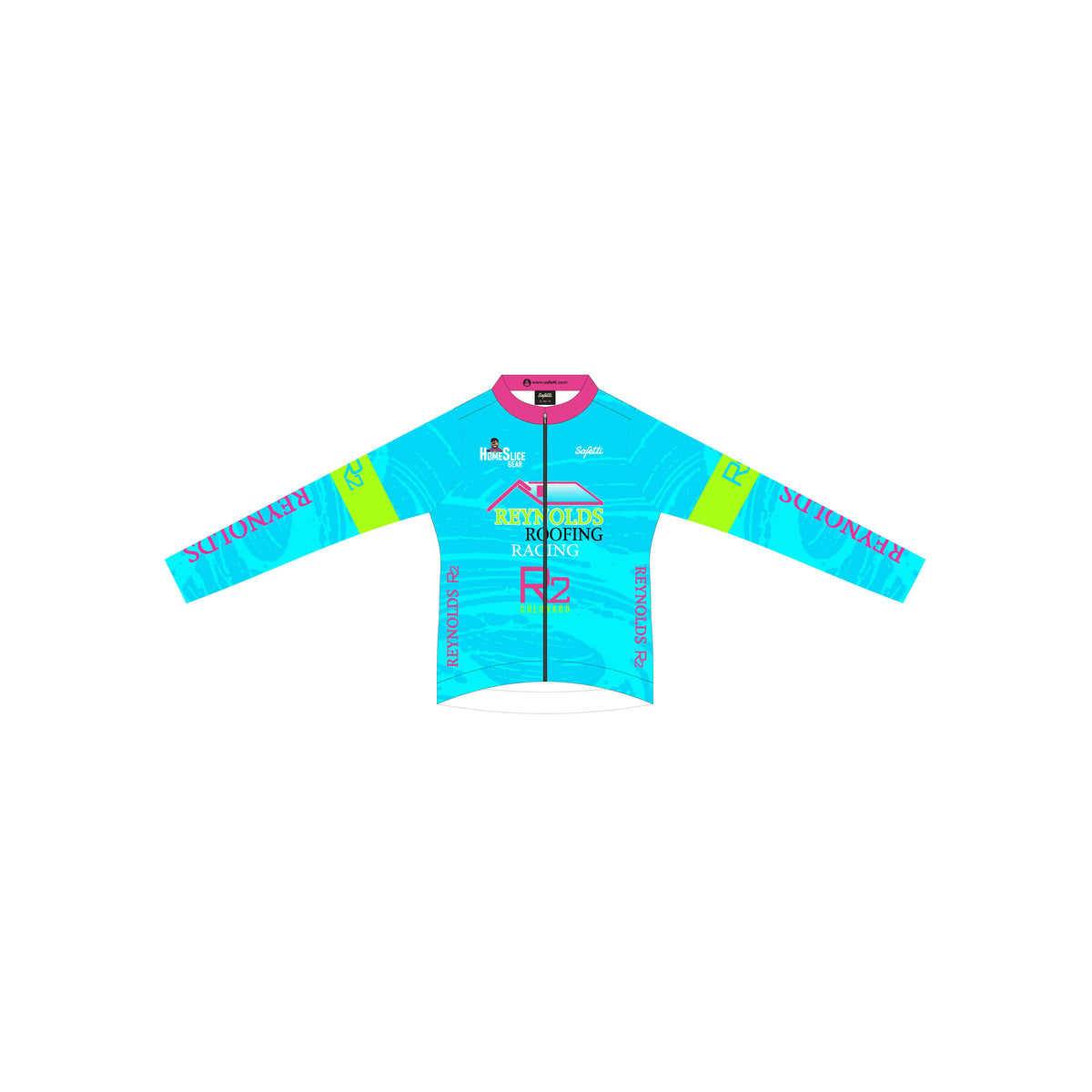 RR'25-2 - Leggero Long Sleeve Cycling Jersey Blue. Women